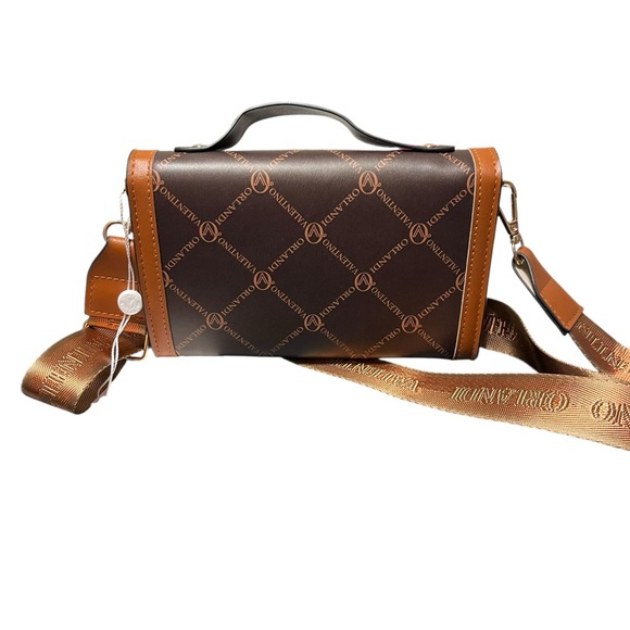 Valentino Orlandi Brown and Tan Crossbody Bag - Picture 3 of 4